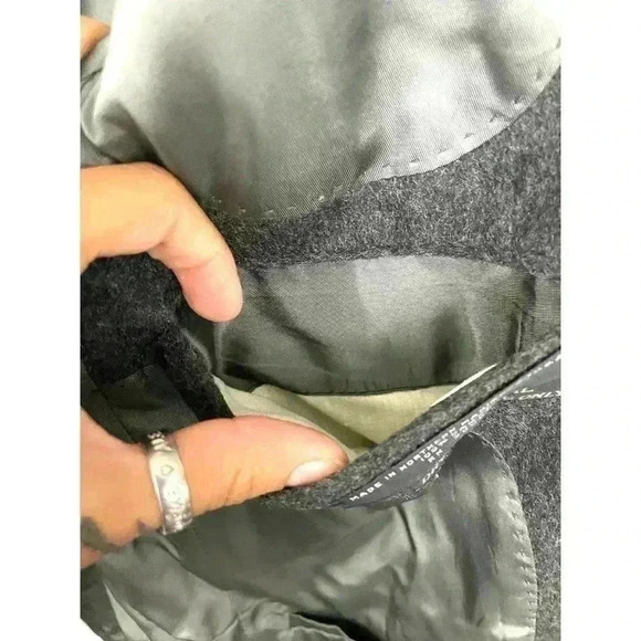 VTG Charcoal 100% Camel Hair Men's Blazer Sports Jacket Lined 40R Made in USA - Picture 12 of 14